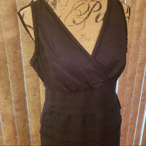 Talbots Black Linen Dress - Picture 2 of 10